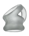 Oxballs Oxballs Tri Squeeze Cocksling & Ballstretcher - Clear Ice - Image 3
