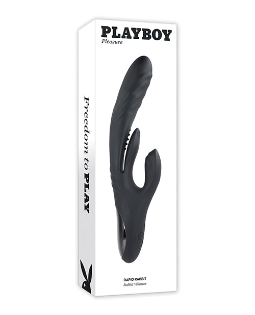Playboy Playboy Pleasure Rapid Rabbit Vibrator - 2 AM