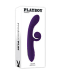 Playboy Playboy Pleasure Curlicue Rabbit Vibrator - Acai