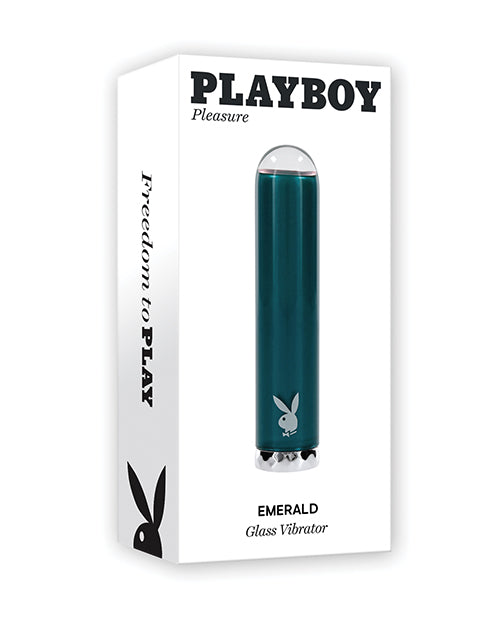 Playboy Playboy Pleasure Emerald Bullet Vibrator - Deep Teal