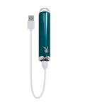 Playboy Playboy Pleasure Emerald Bullet Vibrator - Deep Teal - Image 5
