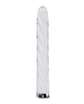 Playboy Playboy Pleasure In the Twist Glass Vibrator - White - Image 2