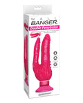 Pipedream Products Wall Bangers Double Penetrator Waterproof - Pink