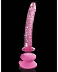 Icicles No. 86 Hand Blown Glass Massager w/Suction Cup - Pink (4)