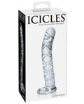 Icicles Icicles No. 60 Hand Blown Glass G Spot Dong - Clear