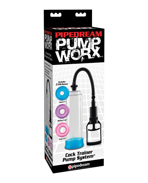 Pump Worx Pump Worx Cock Trainer Pump System w/3 TPR Sleeves