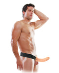 Fetish Fantasy Series Fetish Fantasy Series 8" Hollow Strap On - Flesh - Image 2