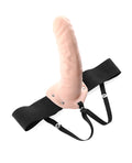 Fetish Fantasy Series Fetish Fantasy Series 8" Hollow Strap On - Flesh - Image 4
