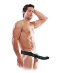 Not Regular Toys Fetish Fantasy Series 8" Hollow Strap On - Black - Image 2