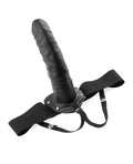 Not Regular Toys Fetish Fantasy Series 8" Hollow Strap On - Black - Image 4