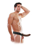 Fetish Fantasy Series Fetish Fantasy Series 8" Hollow Strap On - Brown - Image 2