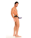 Fetish Fantasy Series Fetish Fantasy Series for Him or Her Vibrating Hollow Strap-On - Purple - Image 3