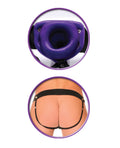 Fetish Fantasy Series Fetish Fantasy Series for Him or Her Vibrating Hollow Strap-On - Purple - Image 4
