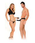 Fetish Fantasy Series Fetish Fantasy Series for Him or Her Vibrating Hollow Strap-On - Black - Image 2