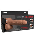 Fetish Fantasy Series Fetish Fantasy Series 7" Hollow Rechargeable Strap On w/Remote - Tan