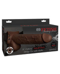 Fetish Fantasy Series Fetish Fantasy Series 9" Hollow Squirting Strap On w/Balls - Brown
