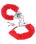 Fetish Fantasy Series Fetish Fantasy Series Beginner's Furry Cuffs - Red - Image 2