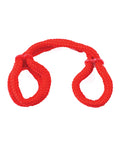 Fetish Fantasy Series Fetish Fantasy Series Silk Rope Love Cuffs - Red
