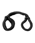 Fetish Fantasy Series Fetish Fantasy Series Silk Rope Love Cuffs - Black - Image 2