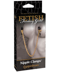 Fetish Fantasy Gold Fetish Fantasy Gold Chain Nipple Clamps - Gold