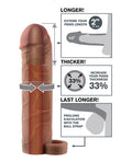 Fantasy X-tensions Fantasy X-tensions Perfect 2" Extension w/Ball Strap - Brown - Image 3