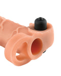 Fantasy X-tensions Fantasy X-tensions Vibrating Real Feel 2" Extension w/Ball Strap - Flesh - Image 3