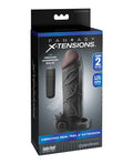 Fantasy X-tensions Fantasy X-tensions Vibrating Real Feel 2" Extension w/Ball Strap - Black - Image 3