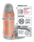 Fantasy X-tensions Fantasy X-tensions Real Feel Enhancer XL - Flesh - Image 4