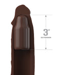 Fantasy X-tensions Fantasy X-tensions Elite 9" Sleeve w/3" Plug - Brown - Image 3