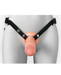Fantasy X-tensions Fantasy X-Tensions Elite 8" Silicone Hollow Strap-on w/Harness - Light - Image 2