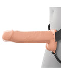 Fantasy X-tensions Fantasy X-Tensions Elite 8" Vibrating Hollow Strap-On - Light - Image 2