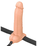 Fantasy X-tensions Fantasy X-Tensions Elite 8" Vibrating Hollow Strap-On - Light - Image 3