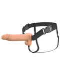 Fantasy X-tensions Fantasy X-Tensions Elite 8" Vibrating Hollow Strap-On - Light - Image 4