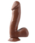 Basix Rubber Works Basix Rubber Works 6.5" Dong w/Suction Cup - Brown - Image 2