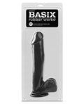 Basix Rubber Works Basix Rubber Works 12" Dong w/Suction Cup - Black