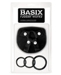Basix Rubber Works Basix Rubber Works Universal Harness Plus Size - Black