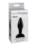 Anal Fantasy Collection Anal Fantasy Collection Small Silicone Plug - Black