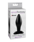 Anal Fantasy Collection Anal Fantasy Collection Medium Silicone Plug - Black
