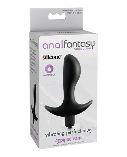 Anal Fantasy Collection Anal Fantasy Collection Vibrating Perfect Plug - Black