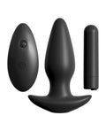 Anal Fantasy Collection Anal Fantasy Collection Remote Control Silicone Plug - Black - Image 2