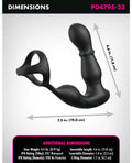 Anal Fantasy Elite Collection Anal Fantasy Elite Ass-Gasm Slide & Glide P-Spot Stimulator - Black - Image 4