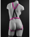 Dillio Dillio 7" Strap-On Suspender Harness Set - Pink - Image 3