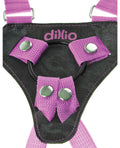 Dillio Dillio 7" Strap-On Suspender Harness Set - Pink - Image 4