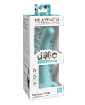 Dillio Dillio Platinum 5" Curious Five Silicone Dildo - Teal