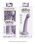 Dillio Dillio Platinum 6" Secret Explorer Silicone Dildo - Purple - Image 5