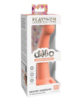 Dillio Dillio Platinum 6" Secret Explorer Silicone Dildo - Peach