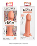 Dillio Dillio Platinum 6" Big Hero Silicone Dildo - Peach - Image 5