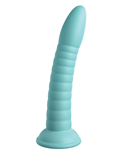 Dillio Dillio Platinum 7" Wild Thing Silicone Dildo - Teal