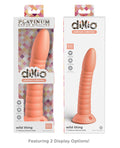 Dillio Dillio Platinum 7" Wild Thing Silicone Dildo - Peach - Image 5