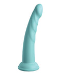 Dillio Dillio Platinum 7" Slim Seven Silicone Dildo - Teal - Image 3